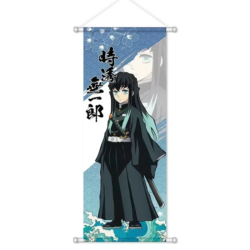 Demon Slayer Wall Art Canvas – Tanjiro & Nezuko Poster