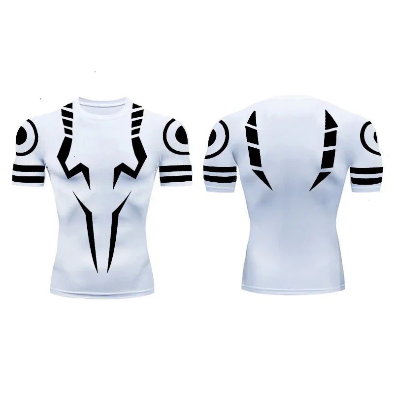 Jujutsu Kaisen 3D Print Gym T-Shirt – Oversized Anime Tee