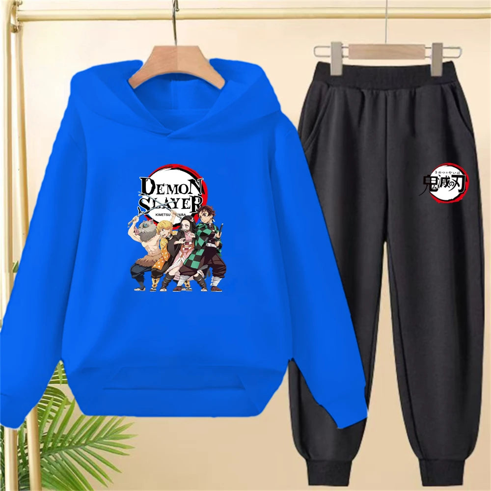 Demon Slayer Kids Hoodie & Pants Set