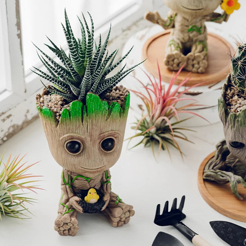 Groot Flower Pot – Planter & Pen Holder Figurine
