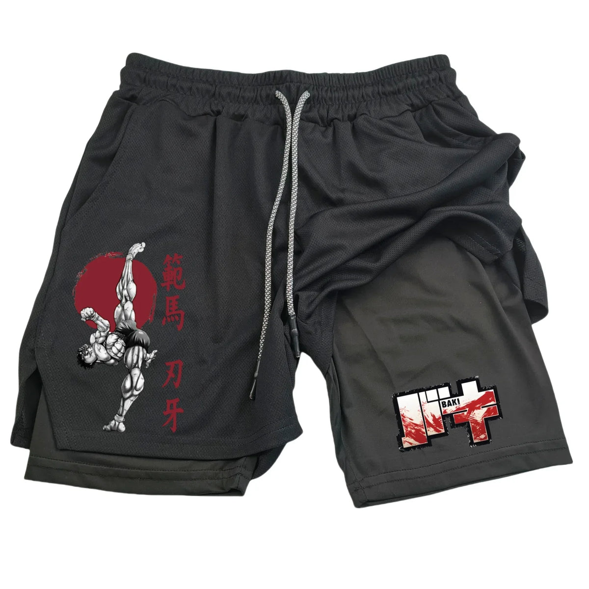 Baki Hanma Gym Shorts – Anime Fitness Shorts