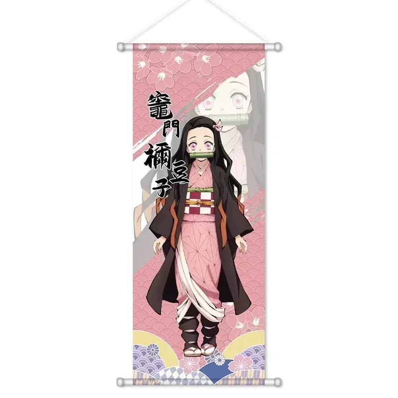 Demon Slayer Wall Art Canvas – Tanjiro & Nezuko Poster
