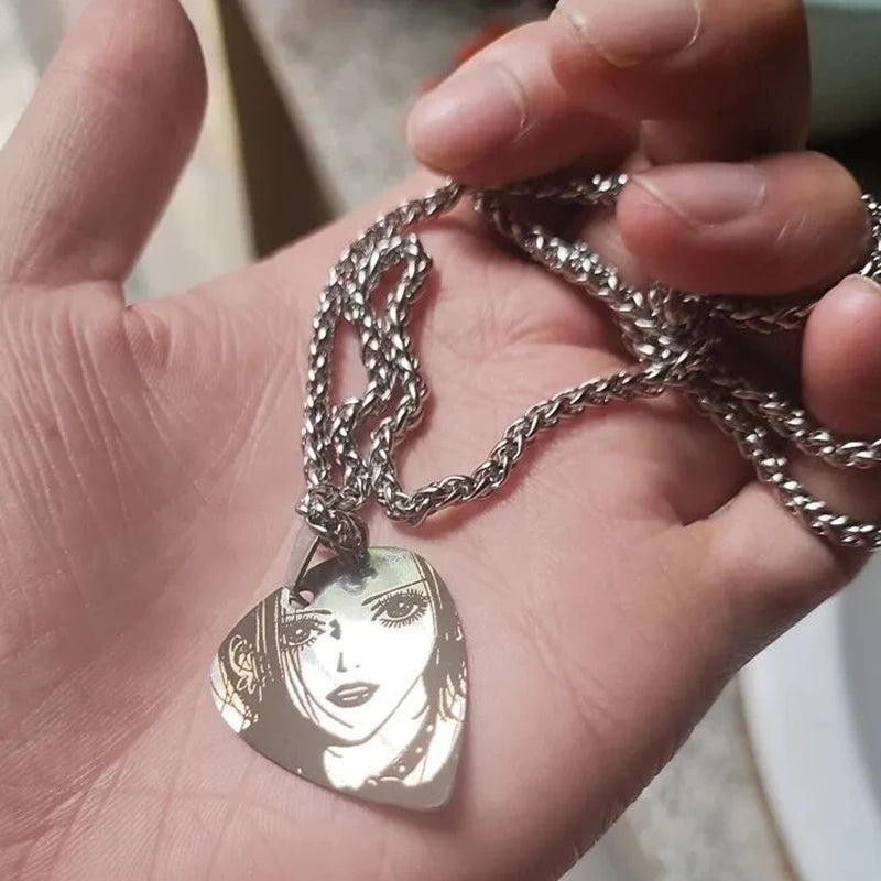 NANA Guitar Pick Necklace – Anime Rock Choker