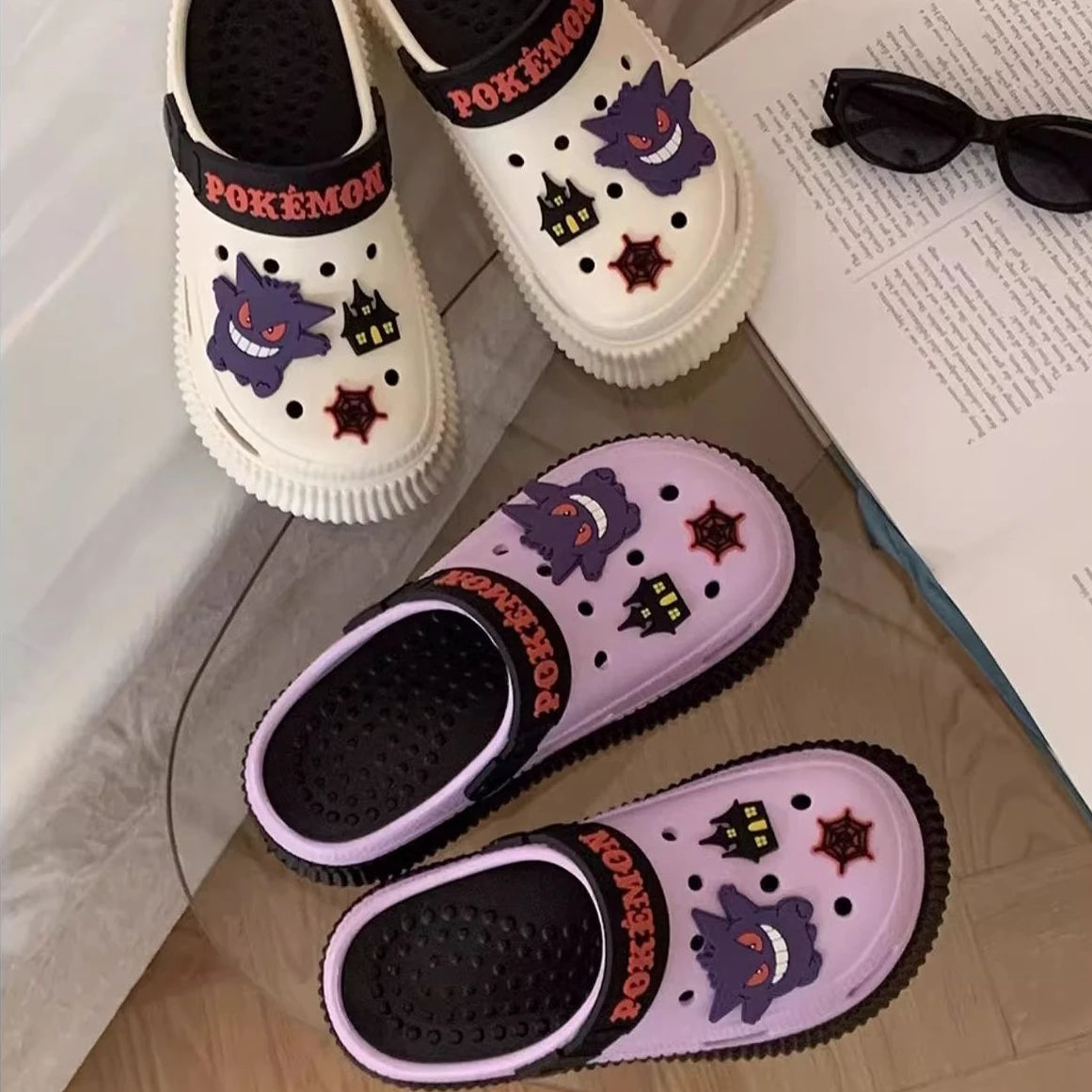 Gengar & Sylveon Slippers – Pokémon Beach Clogs