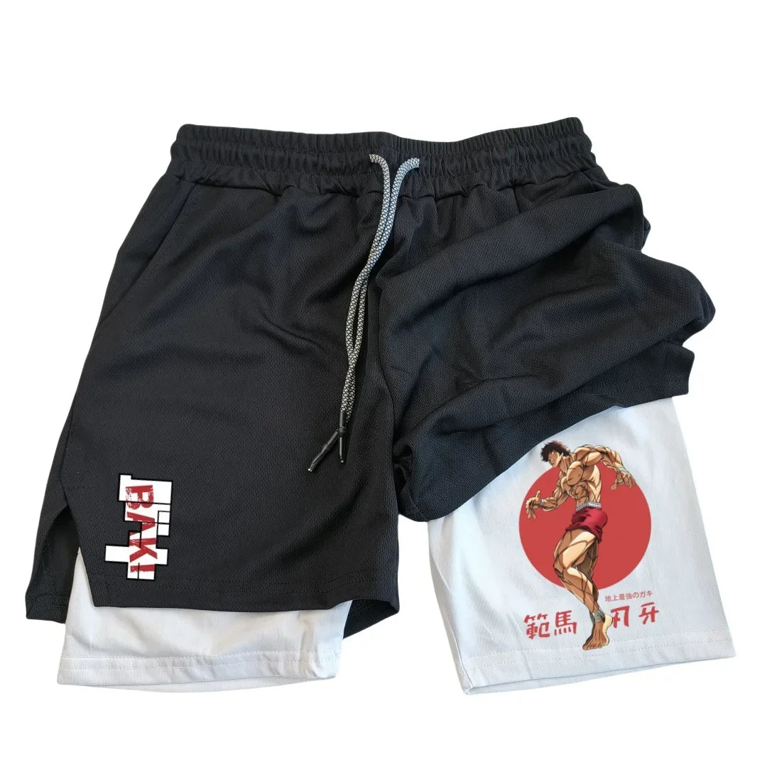 Baki Hanma Gym Shorts – Anime Fitness Shorts