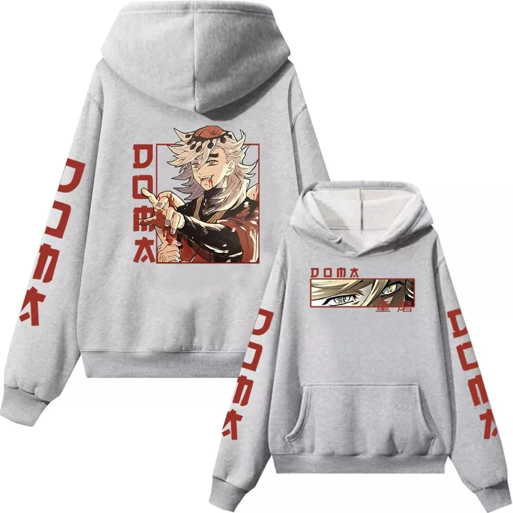 Douma Hoodie – Demon Slayer Oversized Streetwear