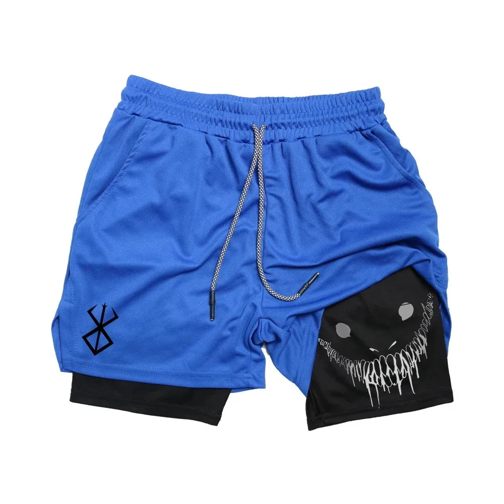Men's 2-in-1 Quick Dry Running Shorts