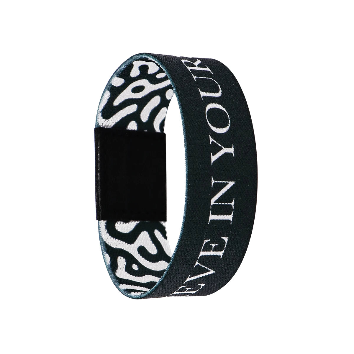 Sunflower Art Waves Wristband Bracelet