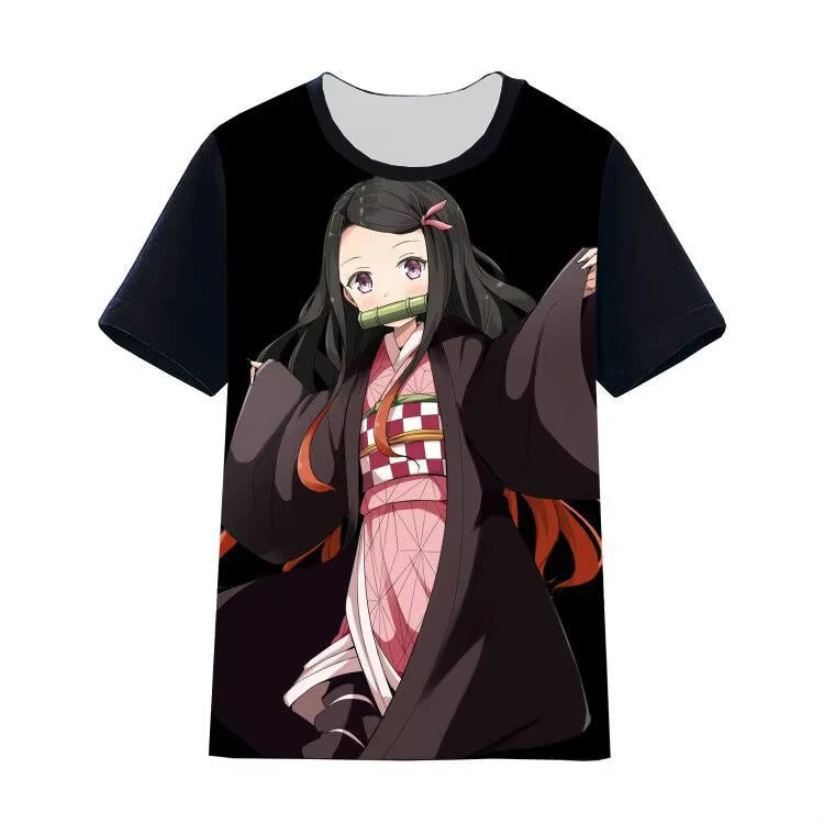 Tanjiro & Nezuko T-Shirt – Demon Slayer Graphic Tee