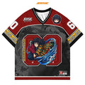 Demon Slayer Jersey T-Shirt – Oversized Anime Tee