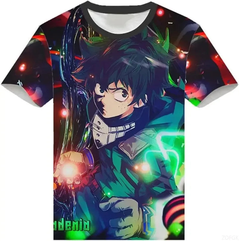 My Hero Academia T-Shirt – 3D Print Anime Tee