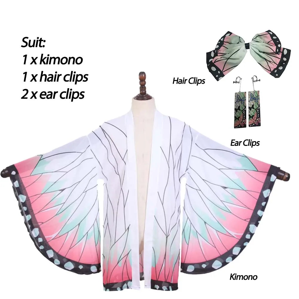 Shinobu Kocho Kimono Cardigan – Demon Slayer Summer Robe