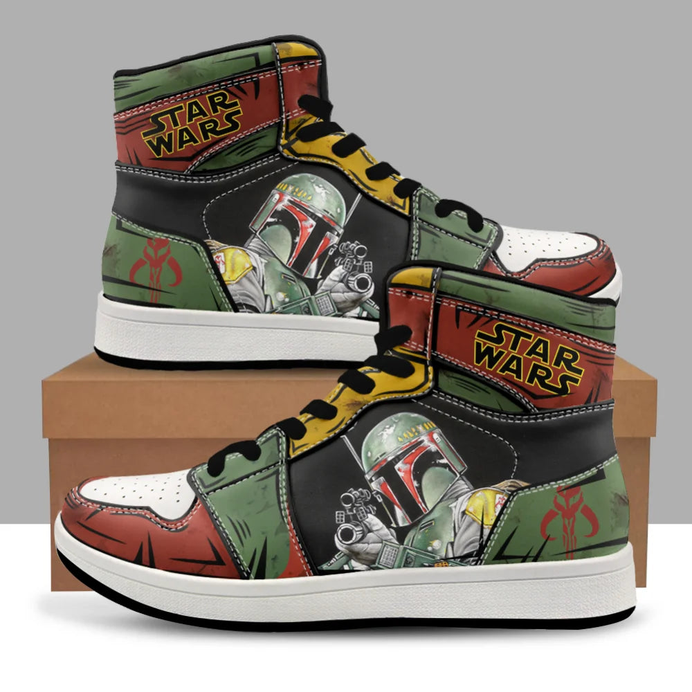 Anime 3D Print High-Top Basketball Sneakers