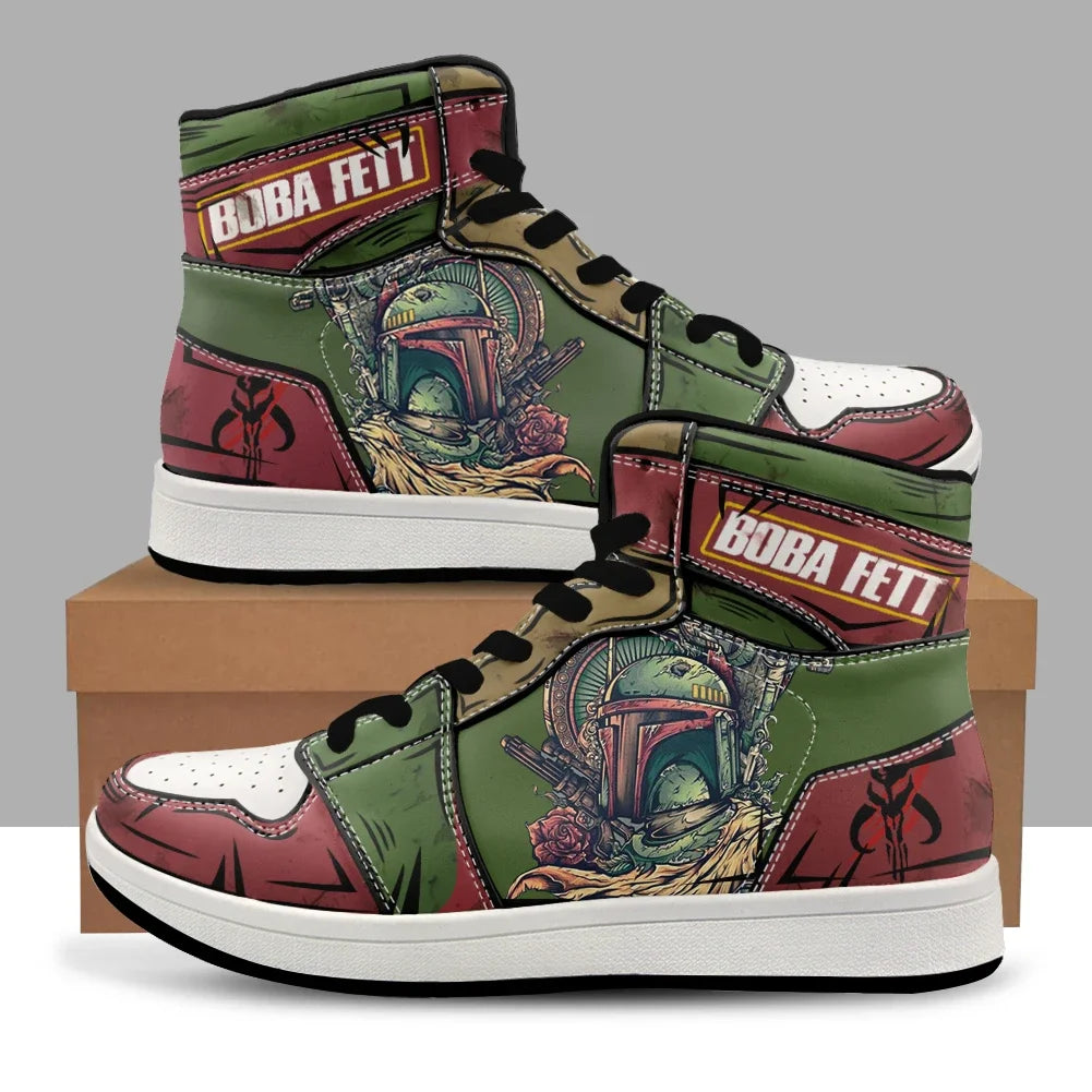 Anime 3D Print High-Top Basketball Sneakers