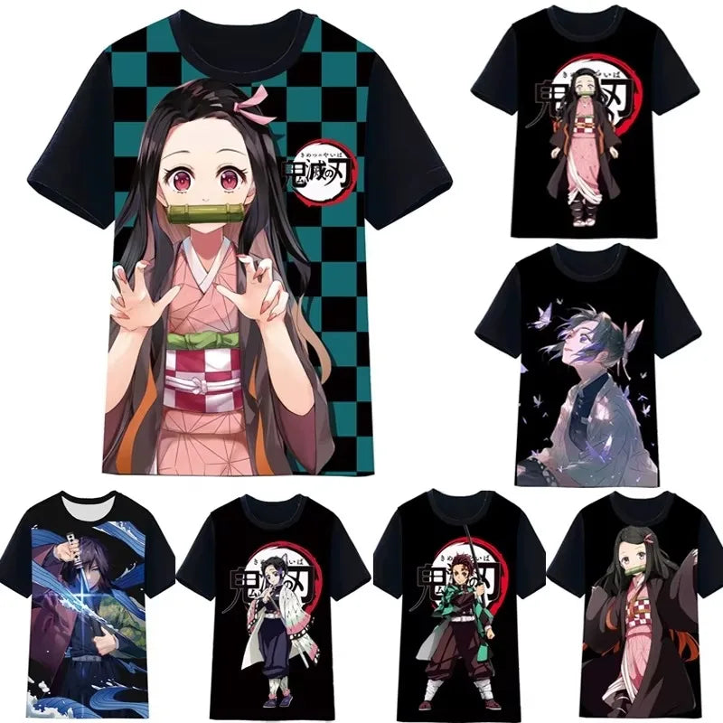 Tanjiro & Nezuko T-Shirt – Demon Slayer Graphic Tee