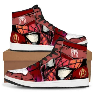 Spider-Man High-Top Sneakers – Marvel Casual Shoes
