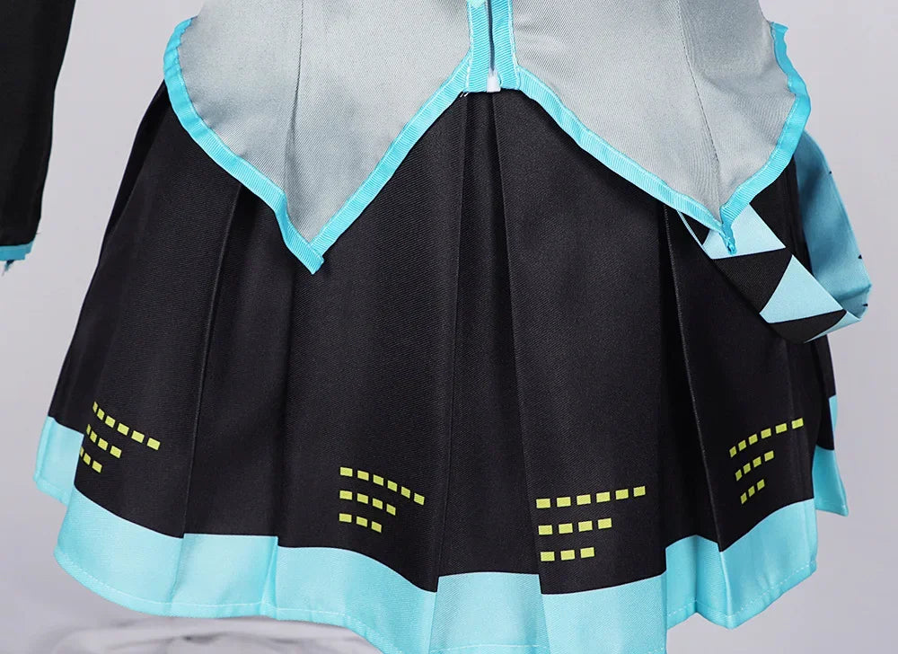 Hatsune Miku Cosplay Costume with Wig – Vocaloid