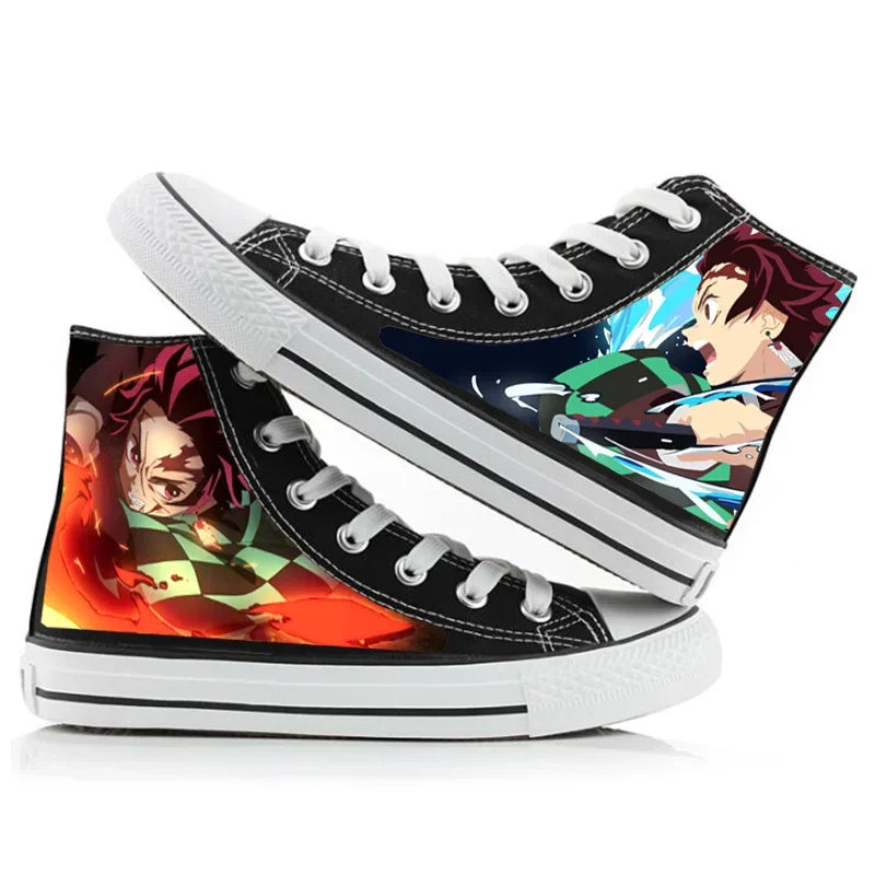Demon Slayer High-Top Sneakers – Anime Cosplay Shoes