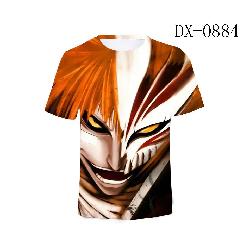 Bleach 3D Print T-Shirt – Anime Streetwear Tee