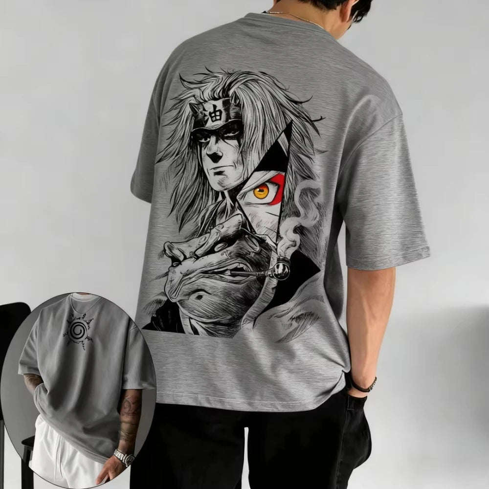 Jiraiya Retro T-Shirt – Naruto Anime Tee