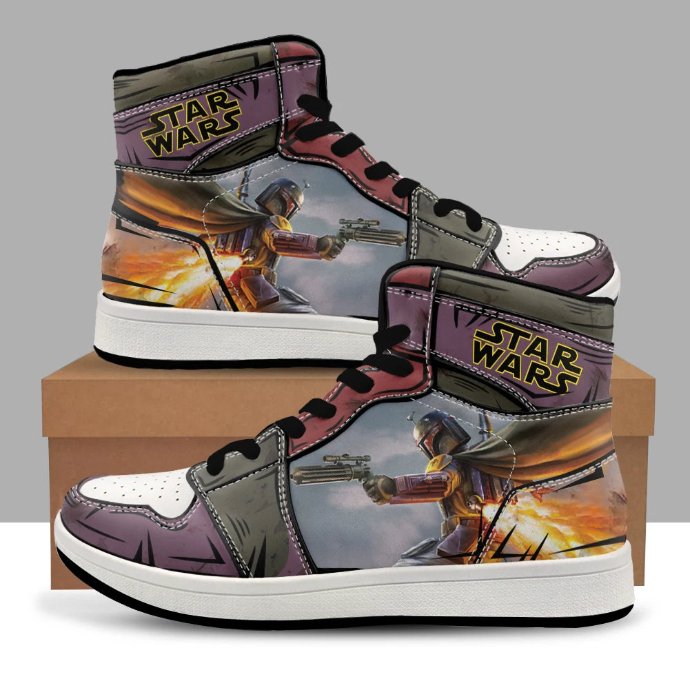 Anime 3D Print High-Top Basketball Sneakers
