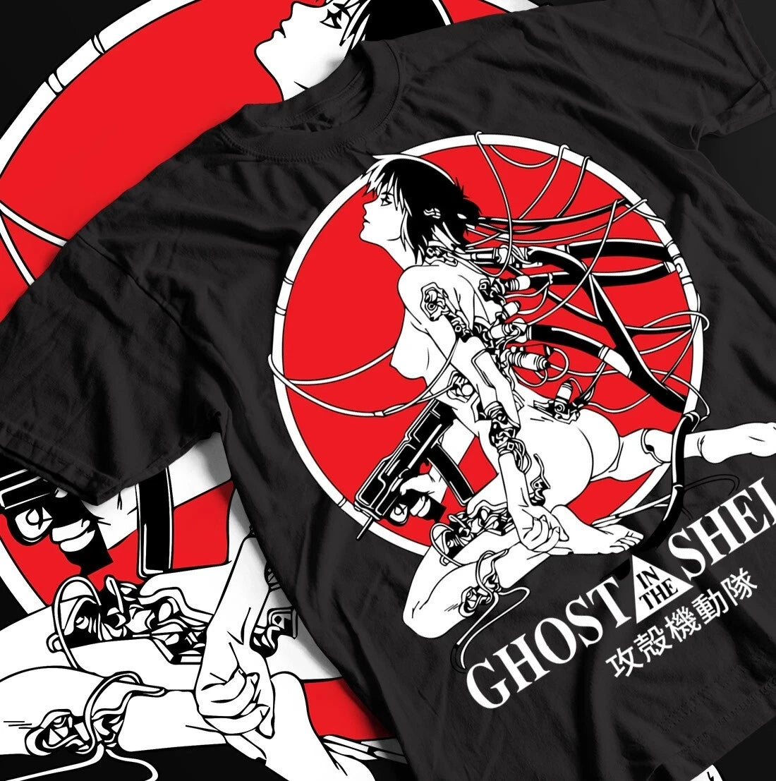 Motoko Kusanagi T-Shirt – Ghost in the Shell Anime Tee