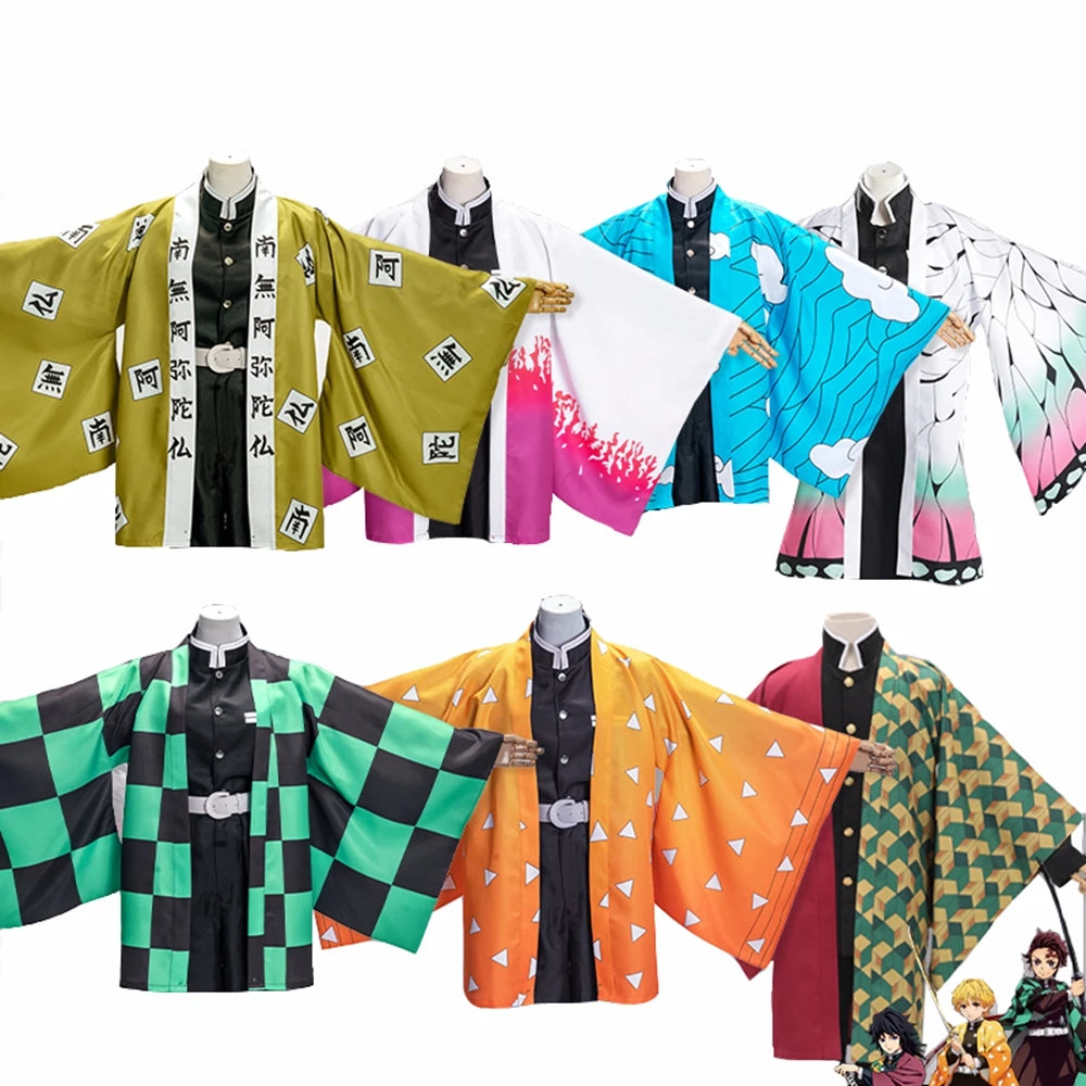 Demon Slayer Haori Cape – Tanjiro, Shinobu, Rengoku & Giyu