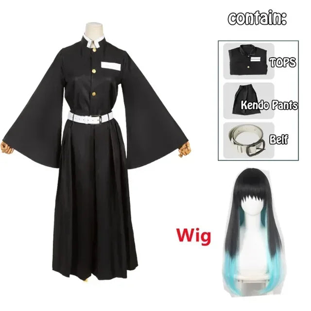 Muichiro Tokito Cosplay Costume – Demon Slayer Corps Uniform & Wig