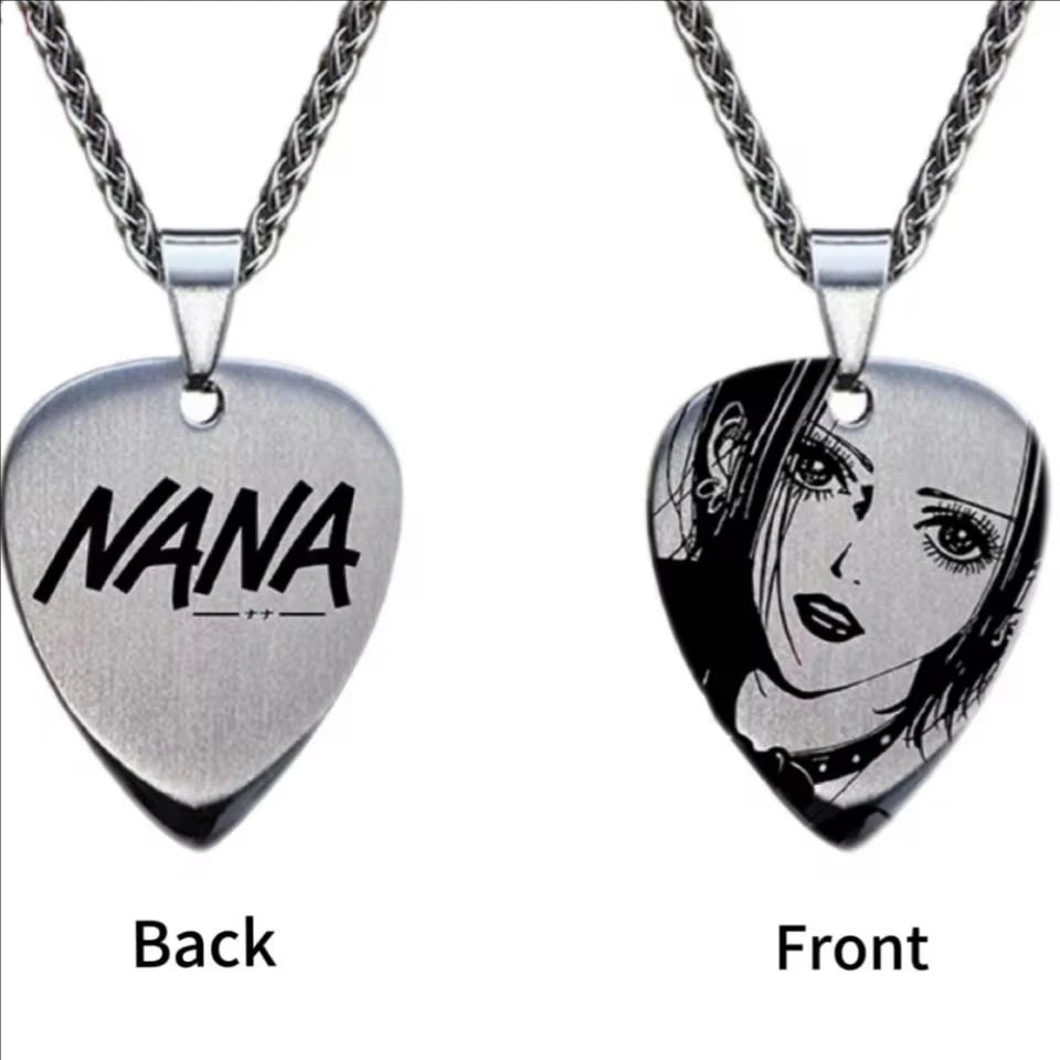 NANA Guitar Pick Necklace – Anime Rock Choker