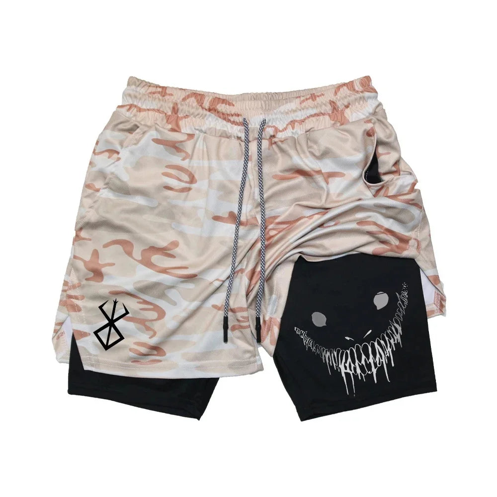 Men's 2-in-1 Quick Dry Running Shorts