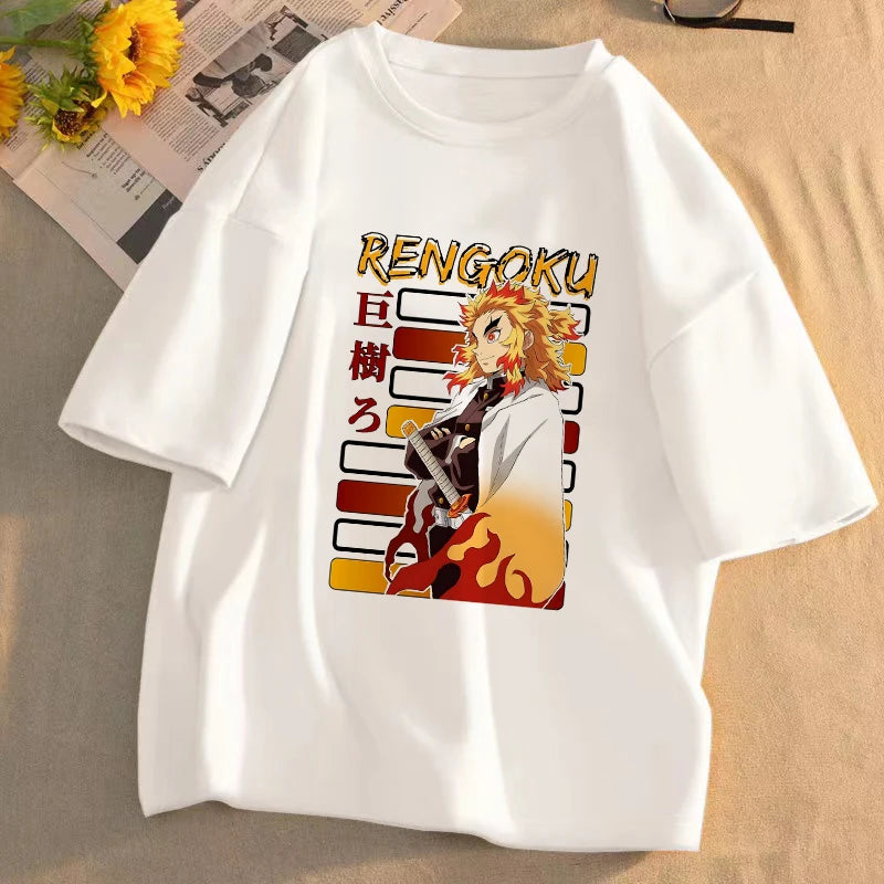 Demon Slayer Graphic T-Shirt – Unisex Anime Tee