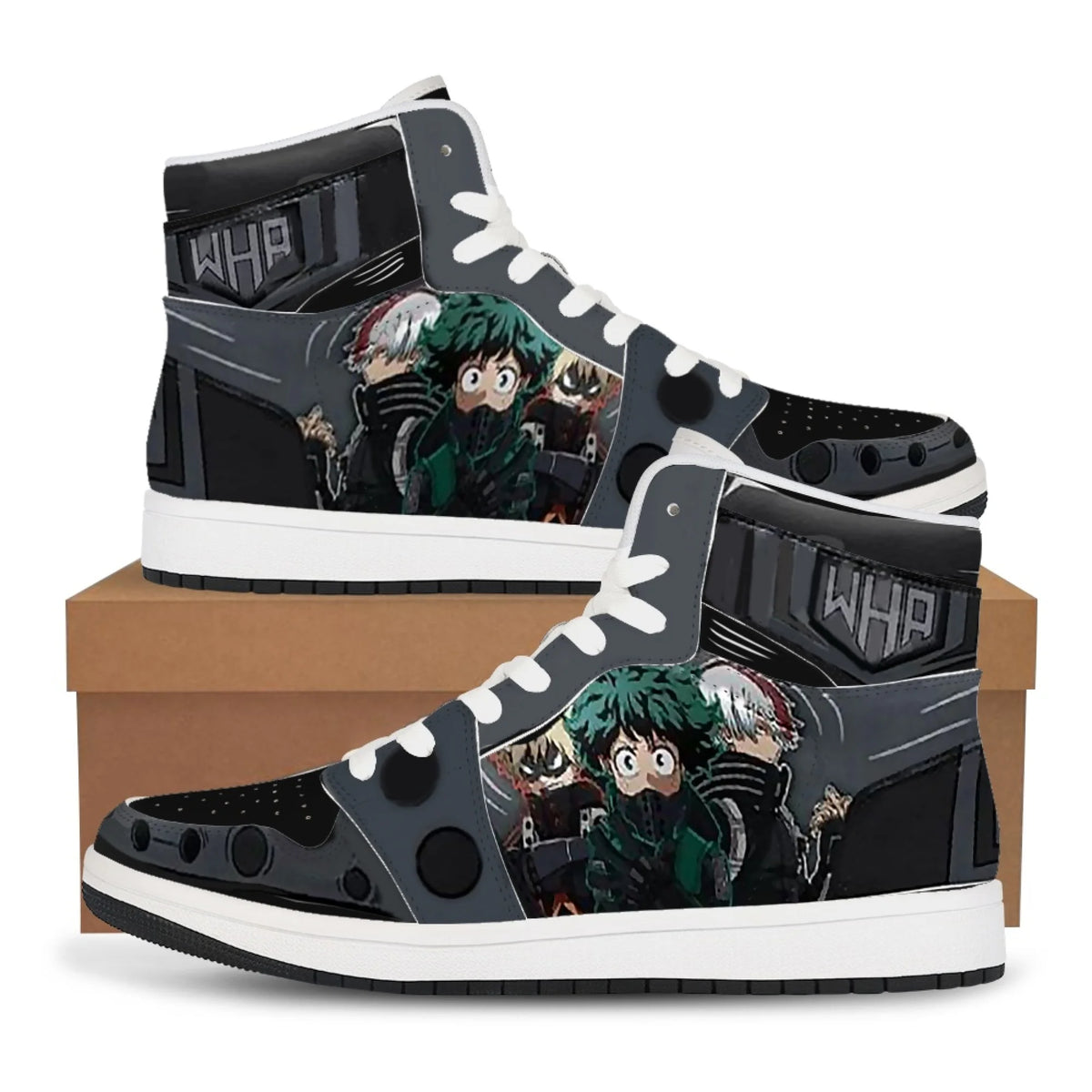 Izuku Midoriya Sneakers – My Hero Academia Anime Shoes