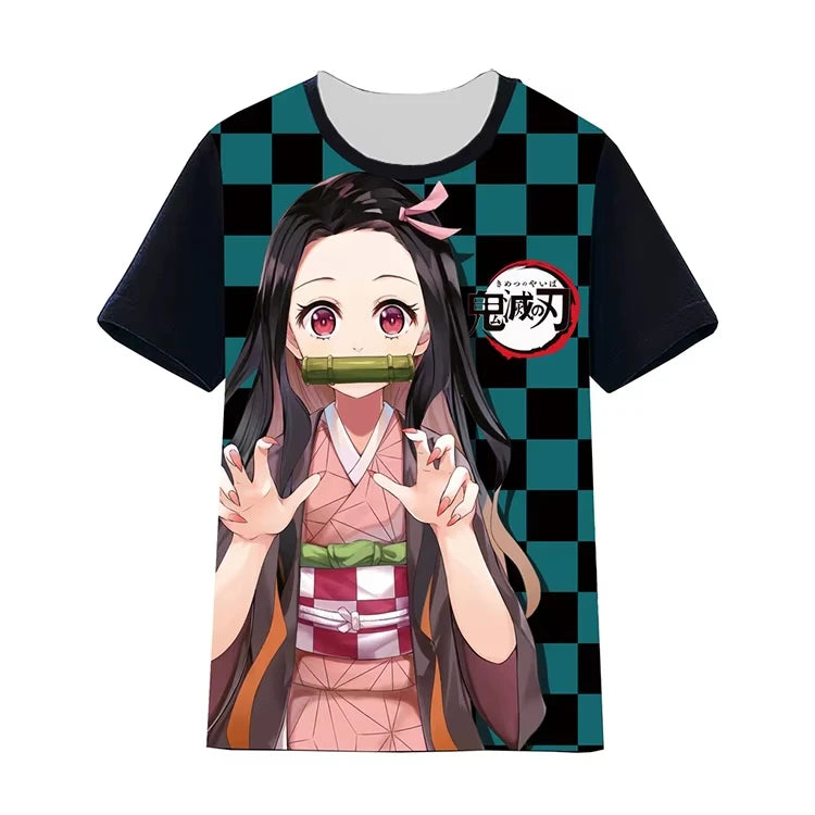 Tanjiro & Nezuko T-Shirt – Demon Slayer Graphic Tee