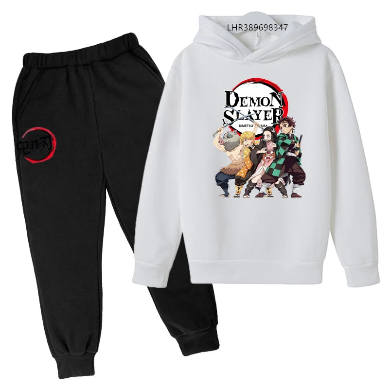 Anime Ninja Kids Hoodie & Pants Set