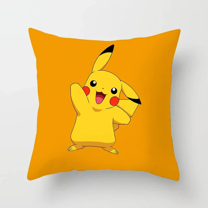 Pikachu Pillow Cover 45x45cm – Pokémon Cushion Case