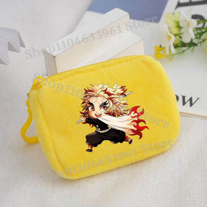 Demon Slayer Coin Purse – Anime Plush Mini Wallet