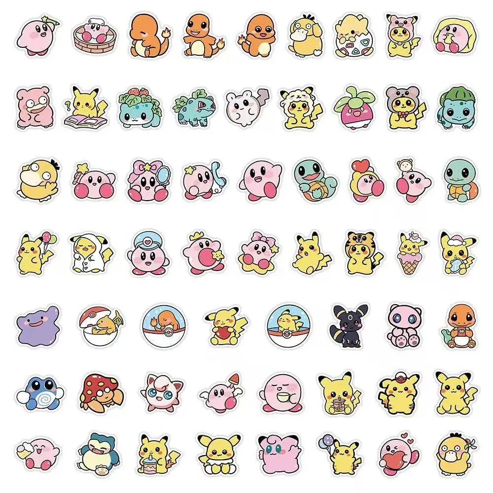 Pikachu Pokémon DIY Sticker Pack – Kawaii Decals