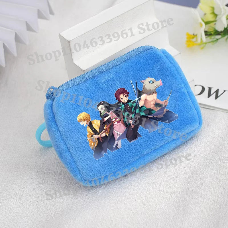Demon Slayer Coin Purse – Anime Plush Mini Wallet