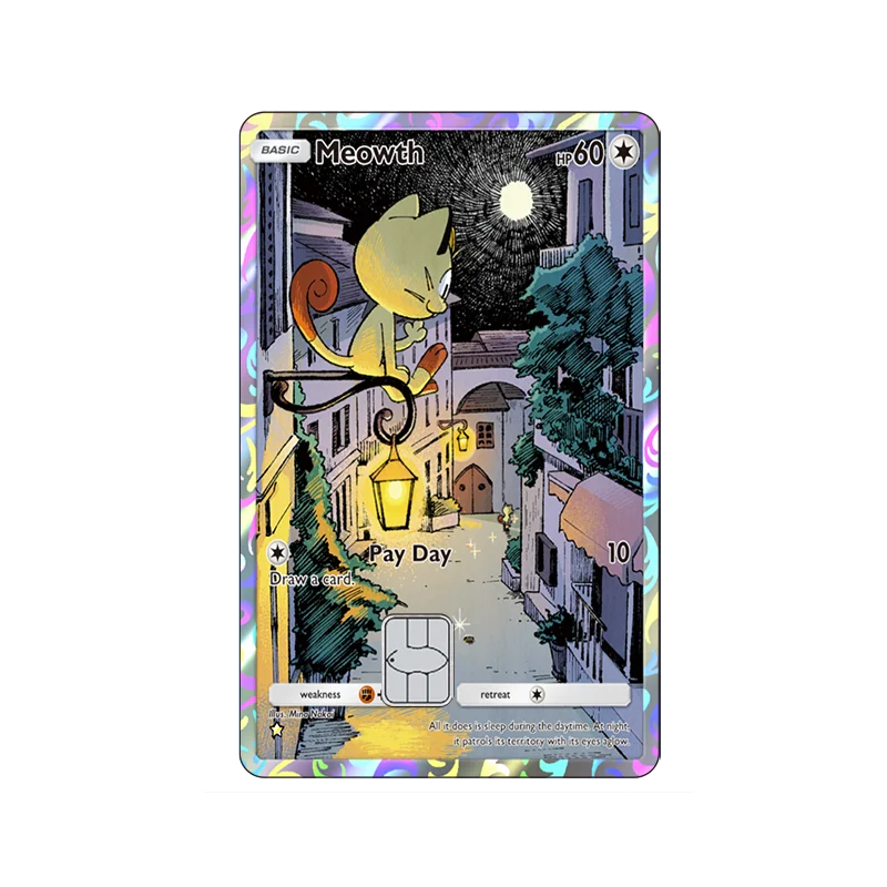 Mewtwo Pokémon Card Skin Sticker – Credit Card Decal