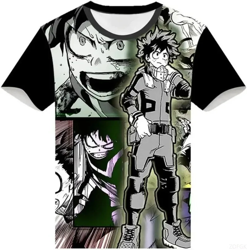My Hero Academia T-Shirt – 3D Print Anime Tee