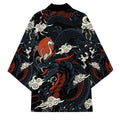 Green Dragon Haori Kimono – Japanese Samurai Cardigan