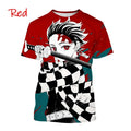 Tanjiro Kamado 3D T-Shirt – Demon Slayer Anime Tee