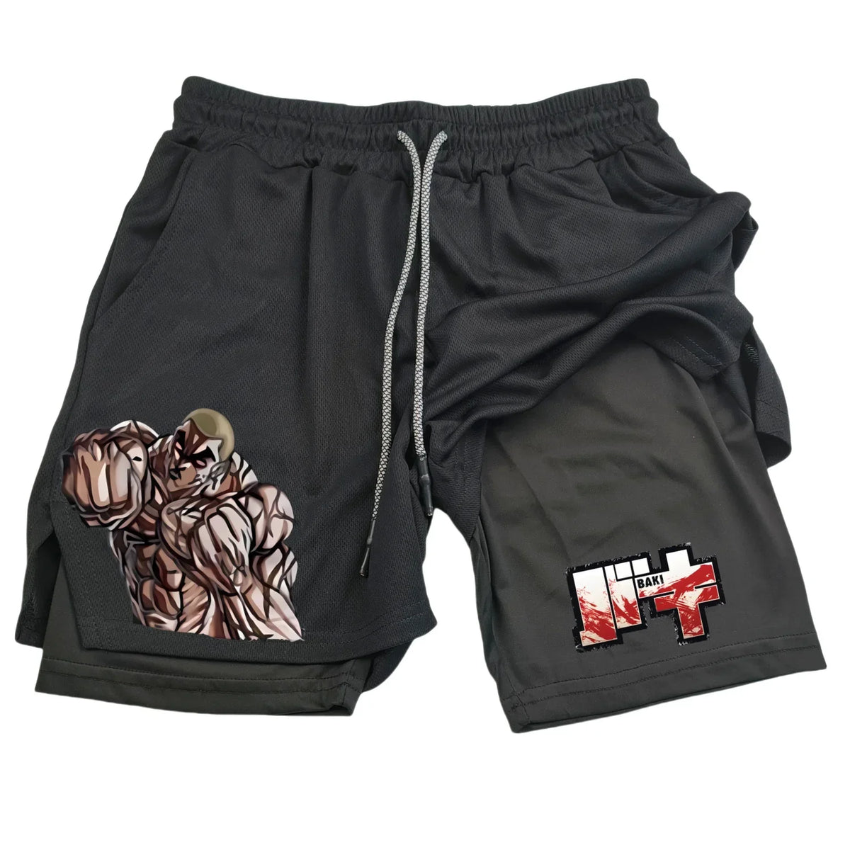 Baki Hanma Gym Shorts – Anime Fitness Shorts