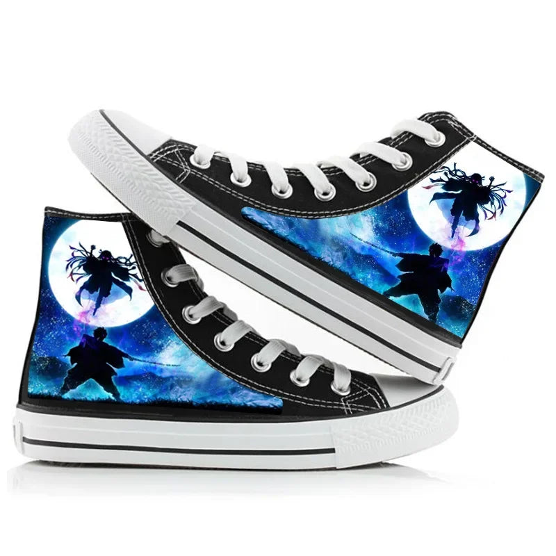 Demon Slayer High-Top Sneakers – Anime Cosplay Shoes