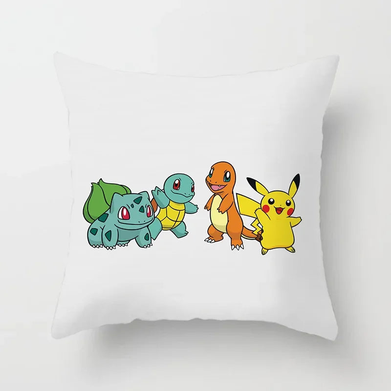 Pikachu Pillow Cover 45x45cm – Pokémon Cushion Case