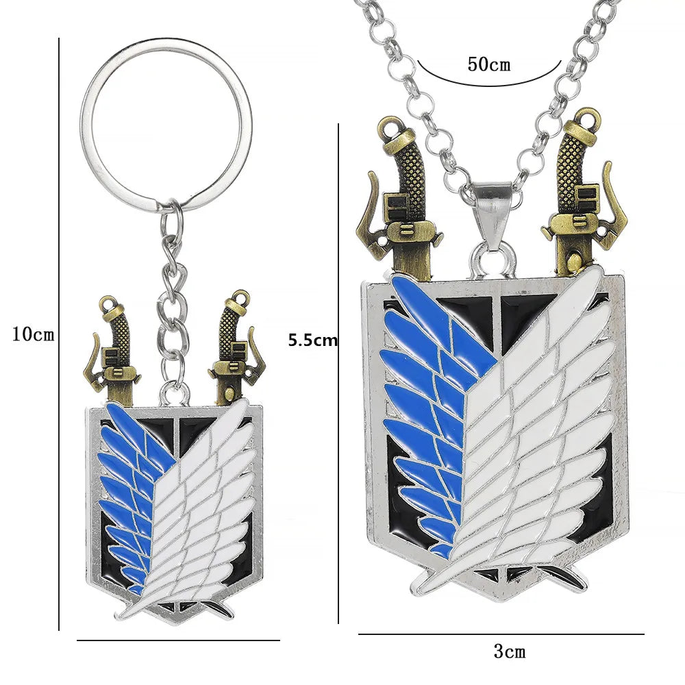 Wings of Freedom Necklace – Attack on Titan Survey Corps