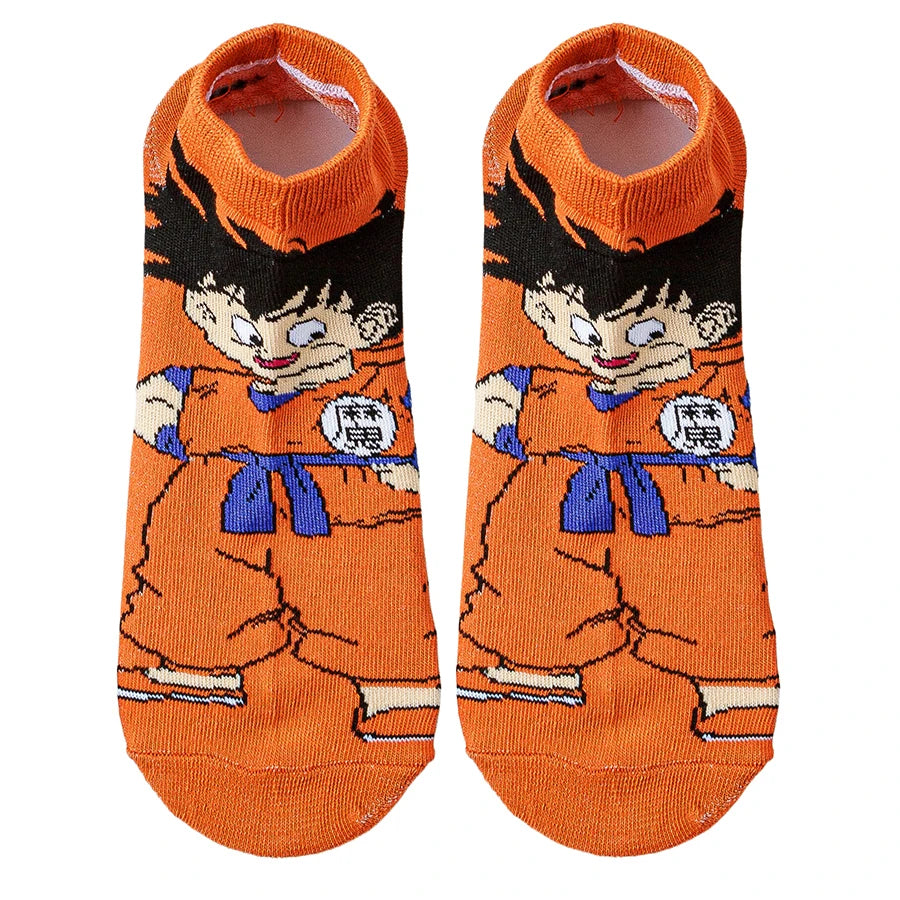 Anime Ankle Socks – 5 Pairs Cartoon Pack