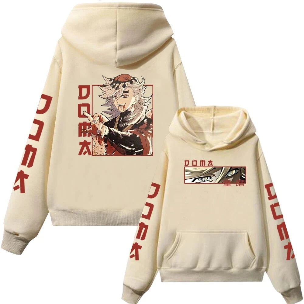 Douma Hoodie – Demon Slayer Oversized Streetwear