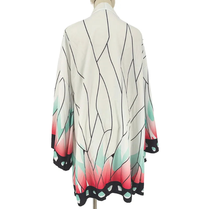 Shinobu Kocho Kimono Cardigan – Demon Slayer Summer Robe