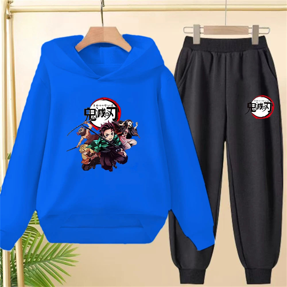 Demon Slayer Kids Hoodie & Pants Set